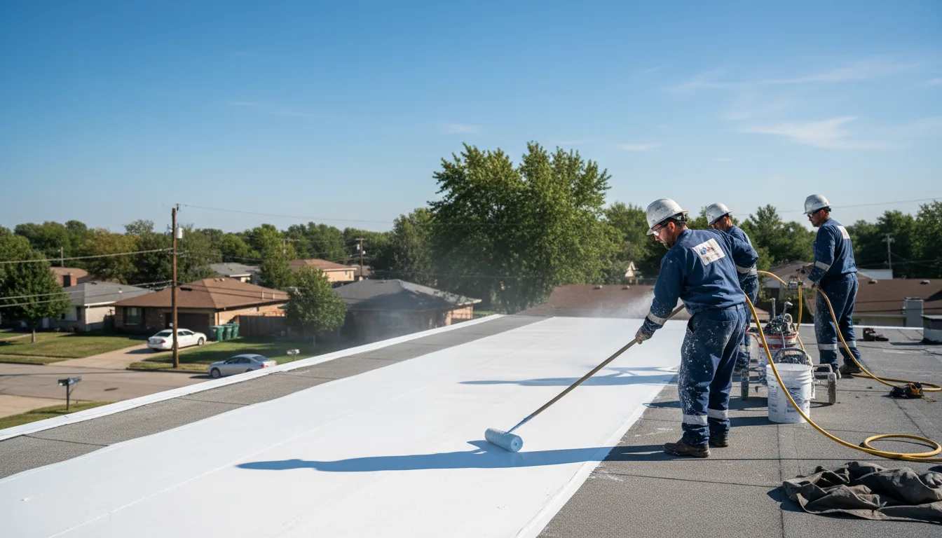 Commercial roof coating in Canton, CT near me